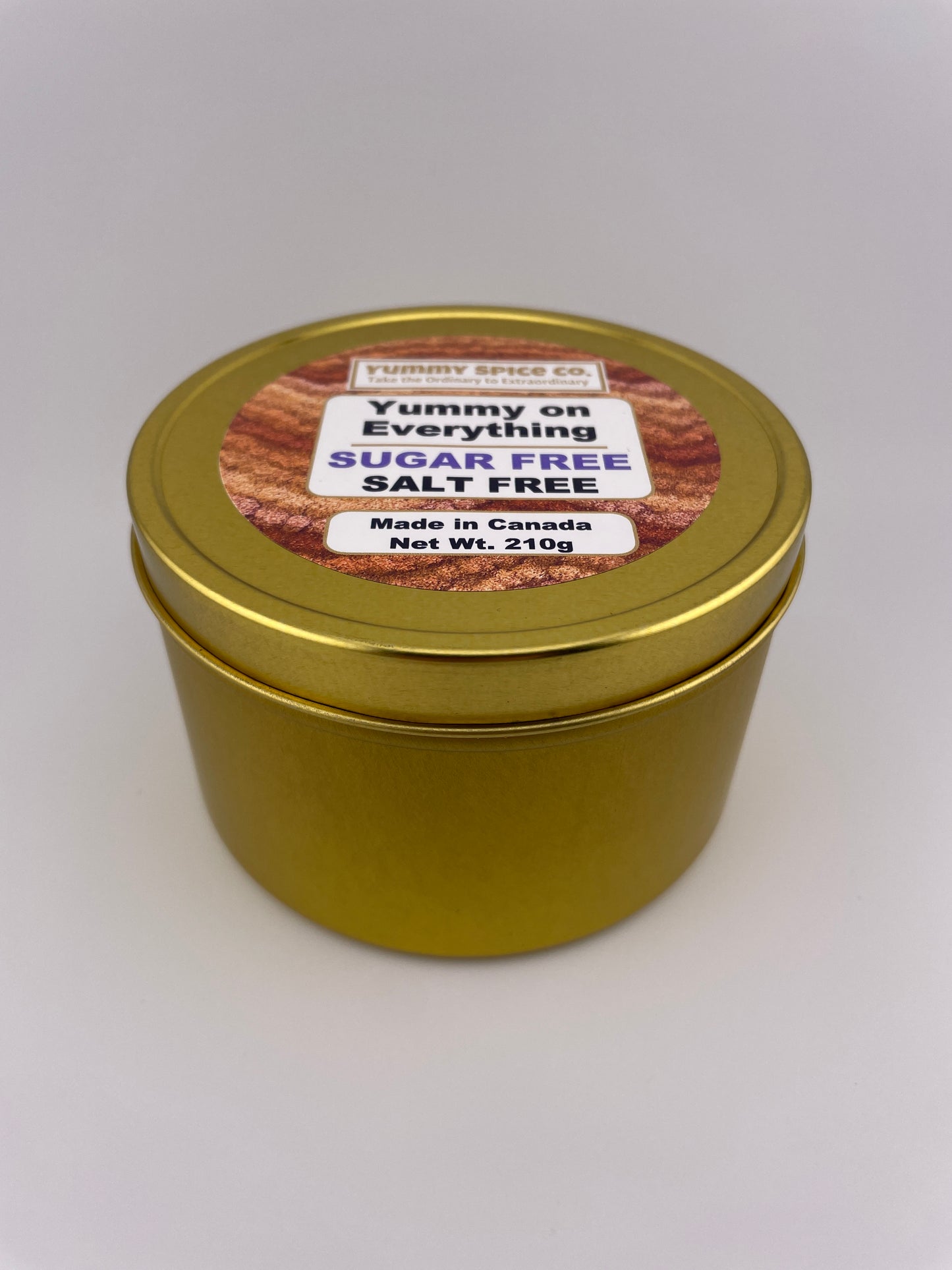 Yummy on Everything - Salt Free - Sugar Free - 210g Tin