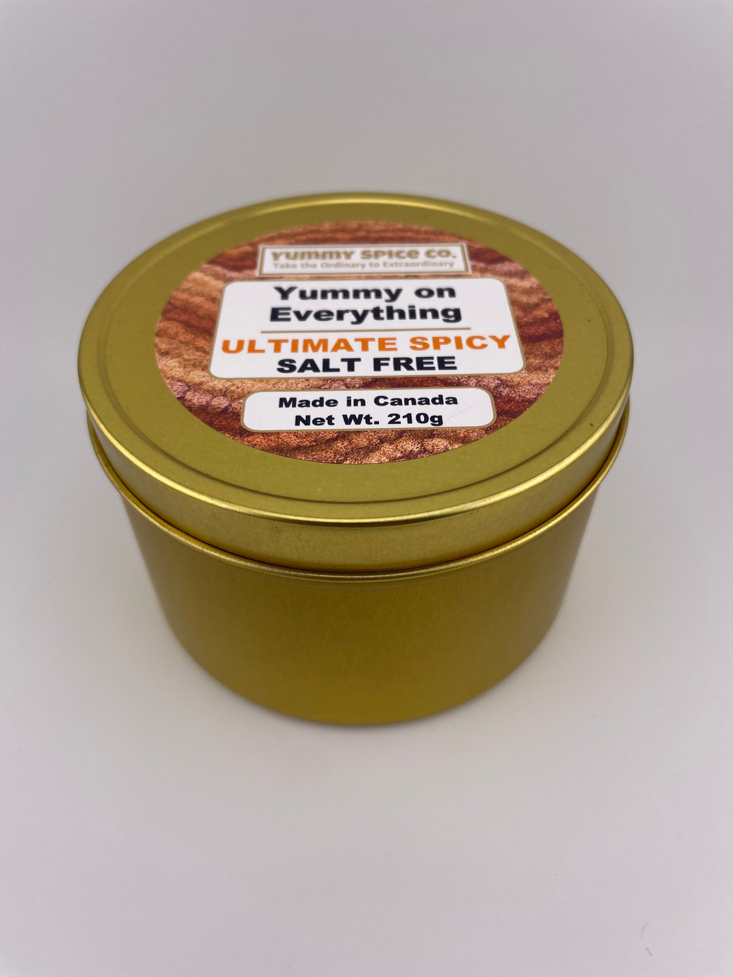 Yummy on Everything - Salt Free - Ultimate Spicy - 210g Tin