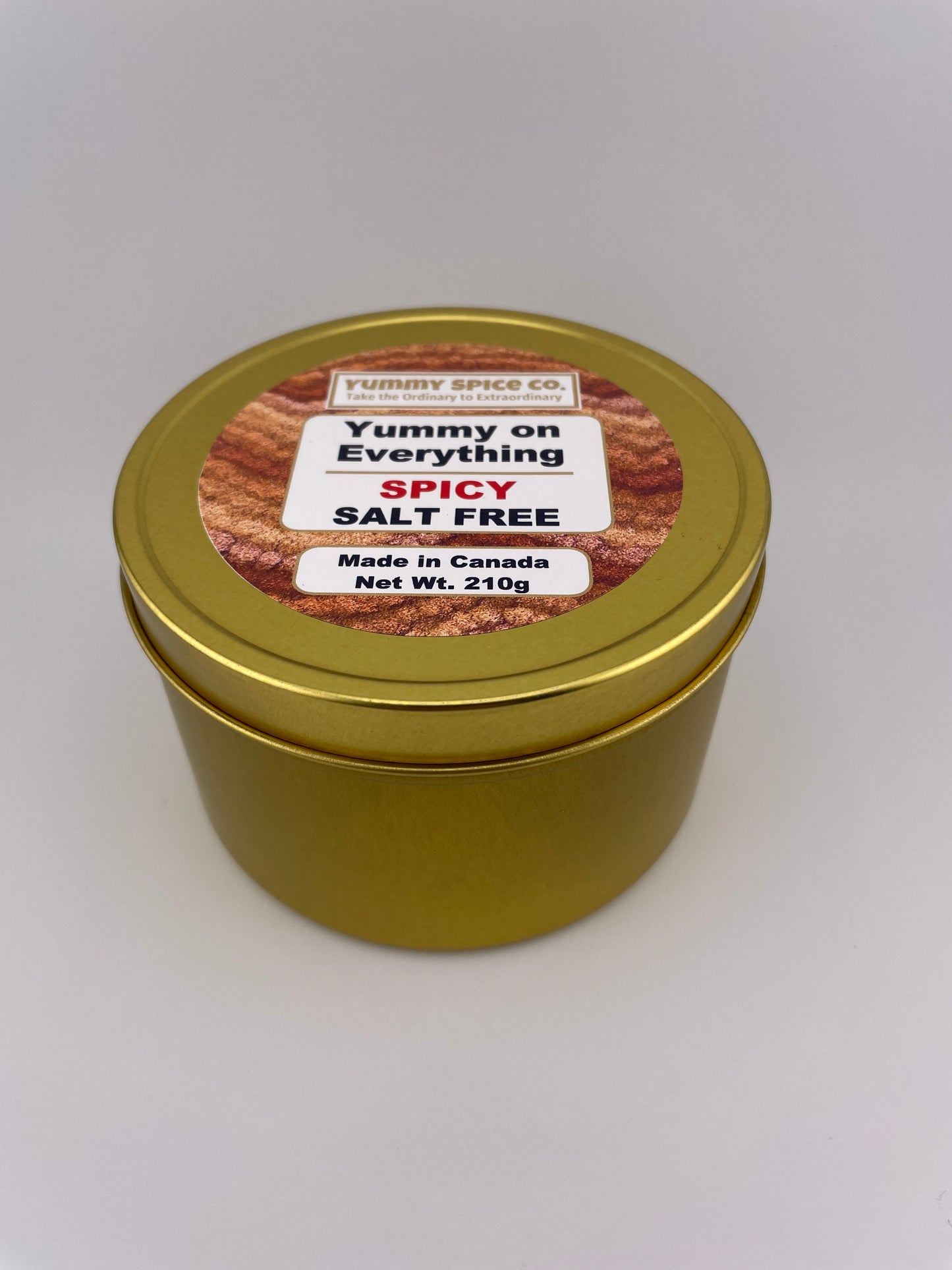 Yummy on Everything - Salt Free - Spicy - 210g Tin