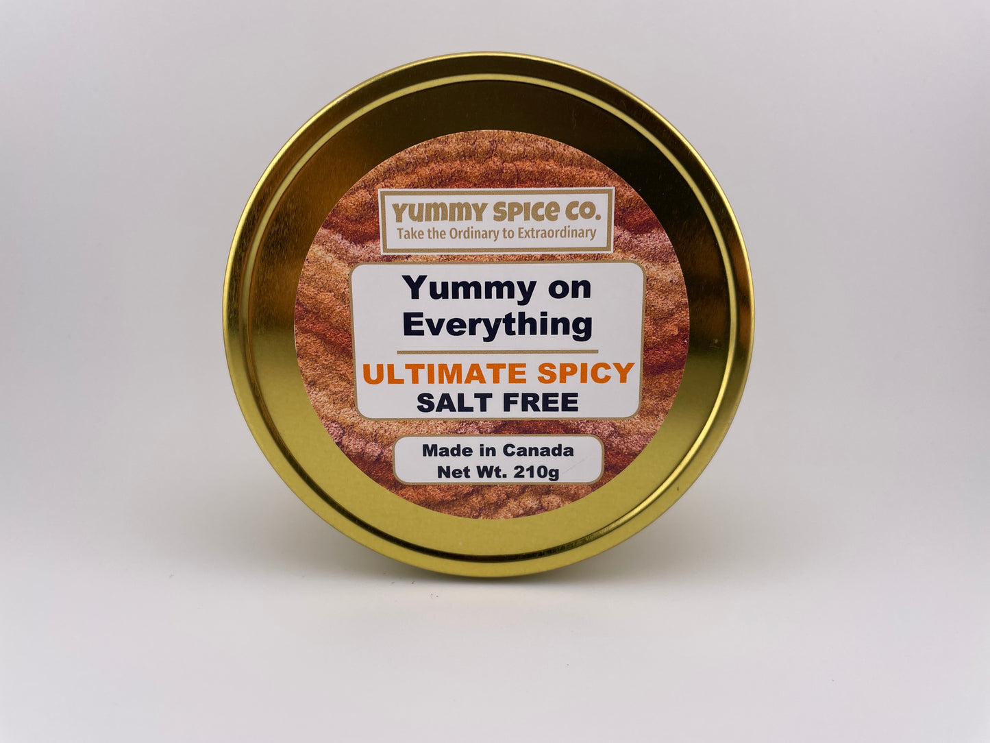 Yummy on Everything - Salt Free - Ultimate Spicy - 210g Tin