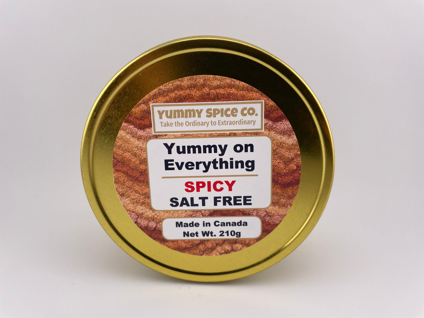 Yummy on Everything - Salt Free - Spicy - 210g Tin