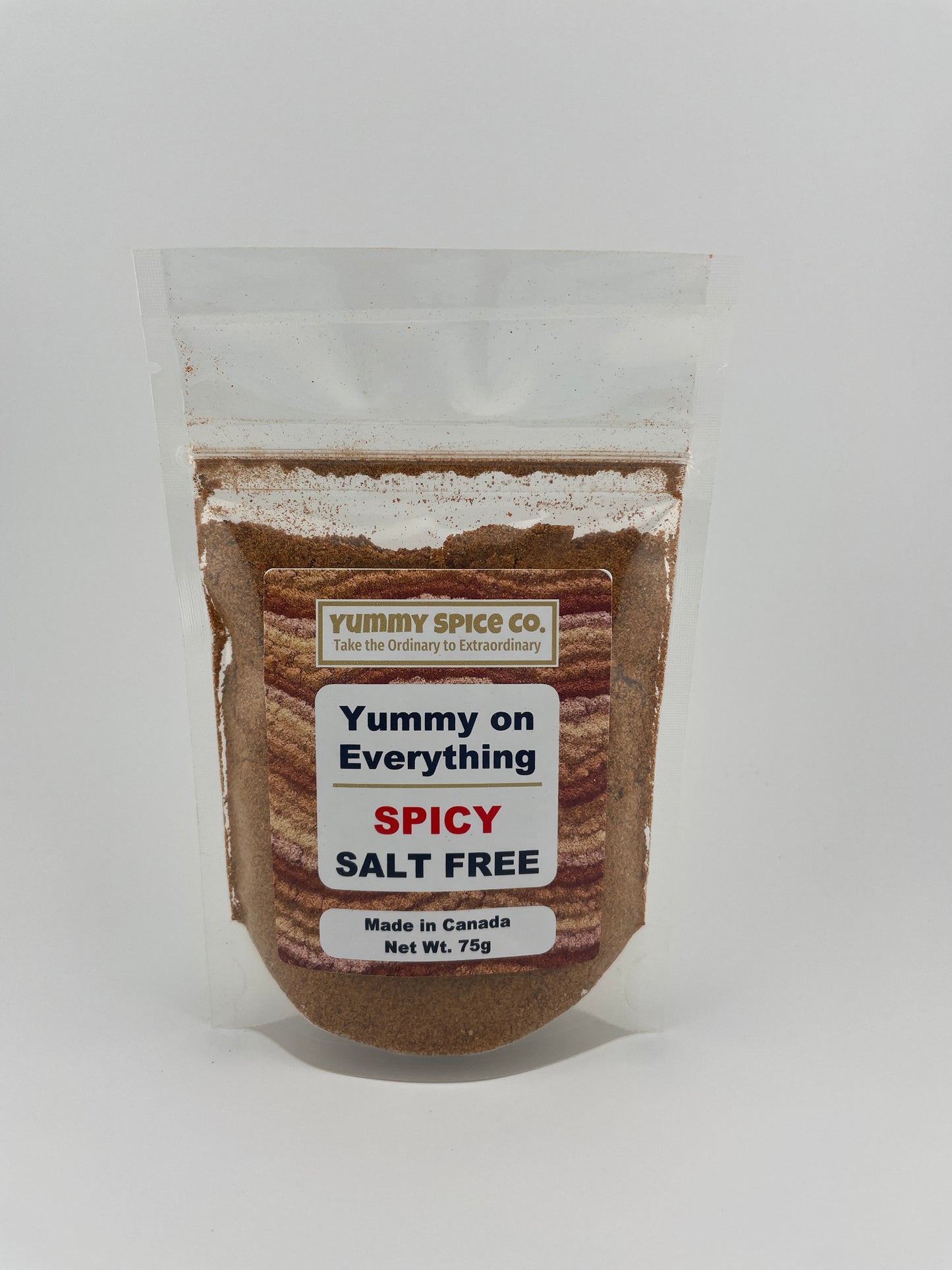 Yummy on Everything - Salt Free - Spicy - 75g Bag