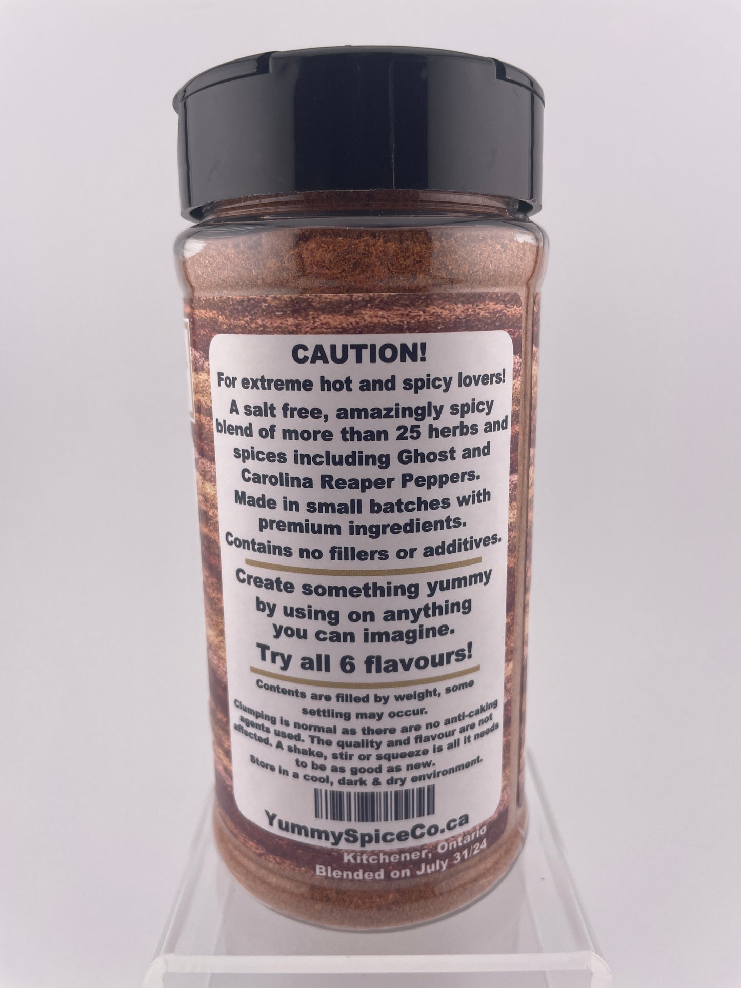 Yummy on Everything - Salt Free - Ultimate Spicy - 210g Large Shaker Bottle