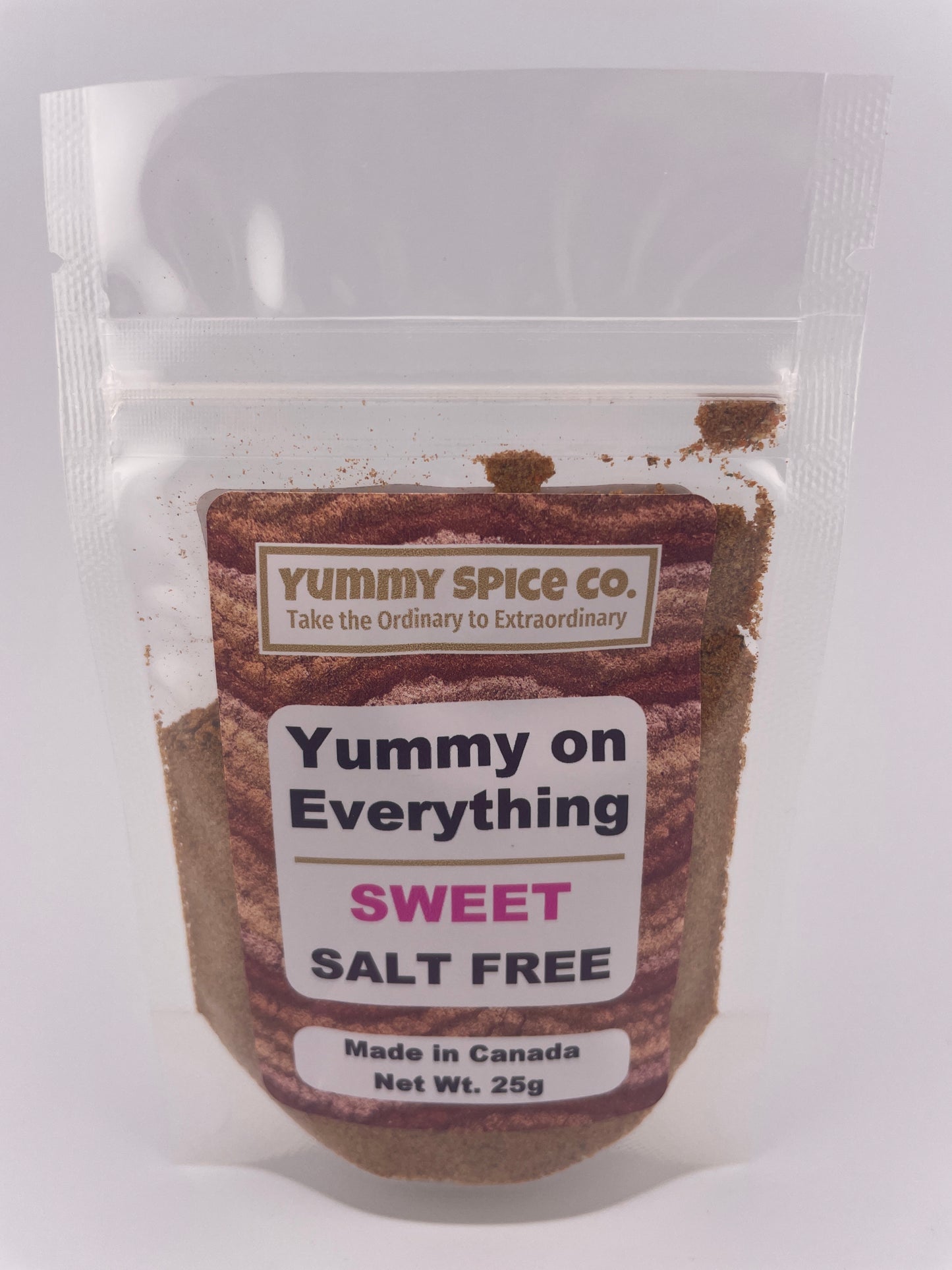 Yummy on Everything - Salt Free - Sweet - 25g Sample Bag