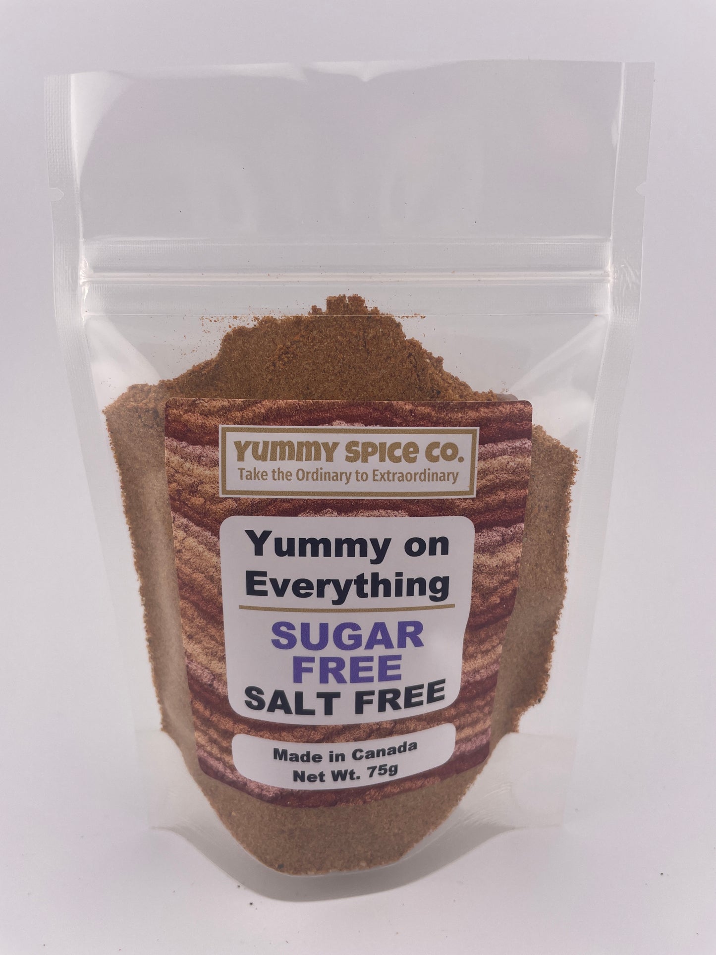 Yummy on Everything - Salt Free - Sugar Free - 75g Bag