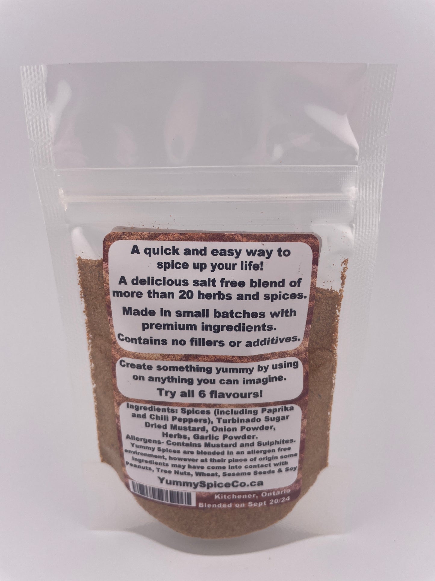 Yummy on Everything - Salt Free - Original - 25g Sample Bag