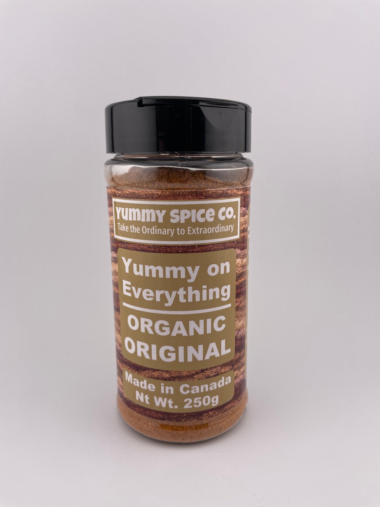 Yummy on Everything Organic/Kosher Original Flavour Large Shaker Bottle 250g