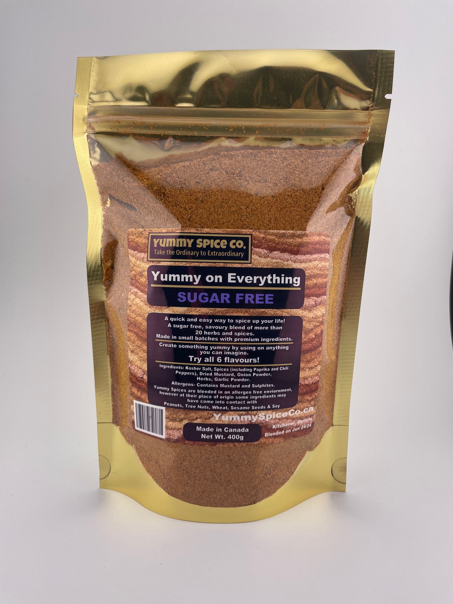 Yummy on Everything - Sugar Free - 400g Large Bag