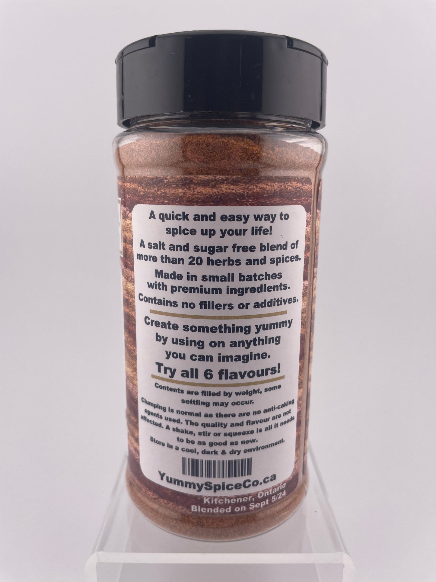 Yummy on Everything - Salt Free - Sugar Free - 210g Large Shaker Bottle