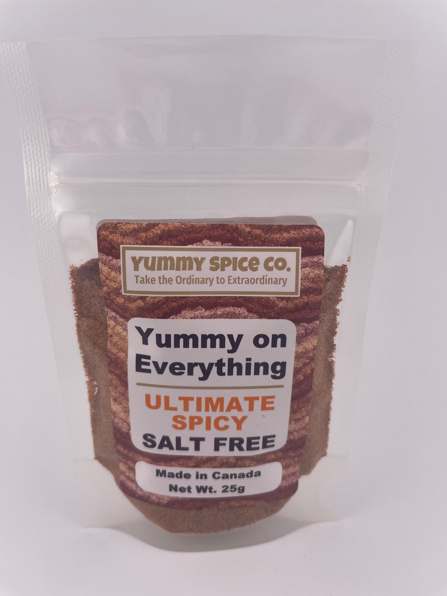 Yummy on Everything - Salt Free - Ultimate Spicy - 25g Sample Bag
