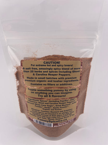Yummy on Everything - Organic/Kosher - Salt Free - Ultimate Spicy - 75g Bag