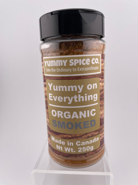 Yummy on Everything - Organic/Kosher - Smoked - 250g Large Shaker Bottle