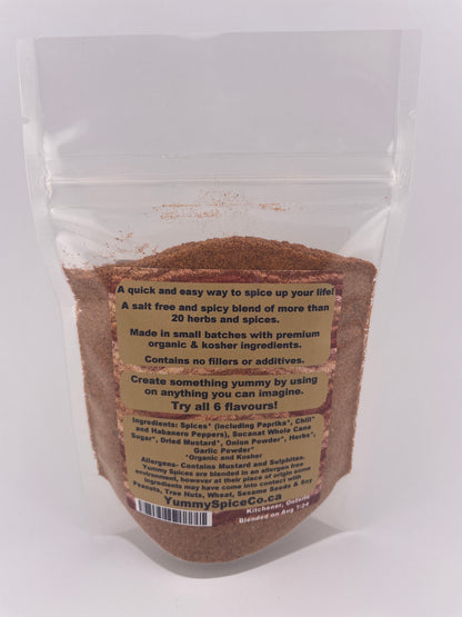 Yummy on Everything - Organic/Kosher - Salt Free - Spicy - 75g Bag
