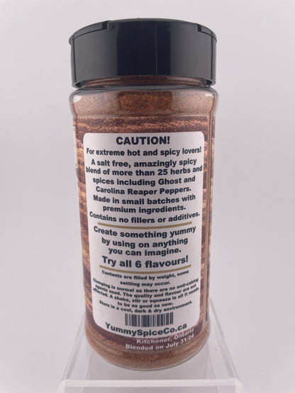 Yummy on Everything - Salt Free - Ultimate Spicy - 210g Large Shaker Bottle