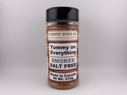 Yummy on Everything - Salt Free - Smoked - 210g Large Shaker Bottle