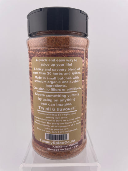 Yummy on Everything - Organic/Kosher - Spicy - 250g Large Shaker Bottle