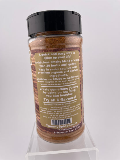 Yummy on Everything - Organic/Kosher - Smoked - 250g Large Shaker Bottle