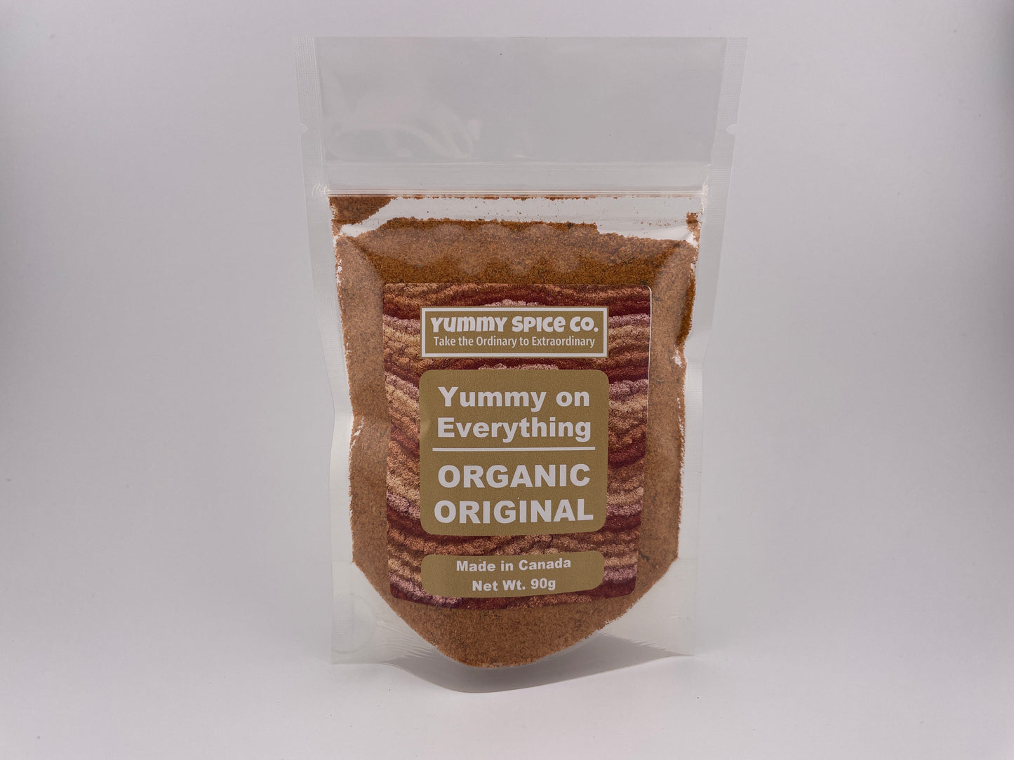 Yummy on Everything Organic/Kosher Original Flavour Small Size Bag 90g
