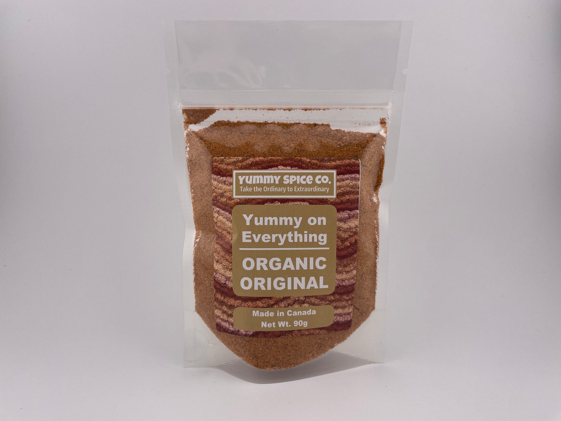 Yummy on Everything Organic/Kosher Original Flavour Small Size Bag 90g