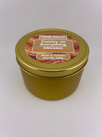 Yummy on Everything - Organic/Kosher - Ultimate Spicy - 250g Tin
