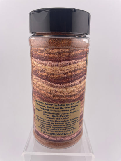 Yummy on Everything - Organic/Kosher - Salt Free - Ultimate Spicy - 210g Large Shaker Bottle