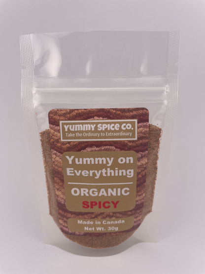 Yummy on Everything - Organic/Kosher - Spicy - 30g Sample Bag