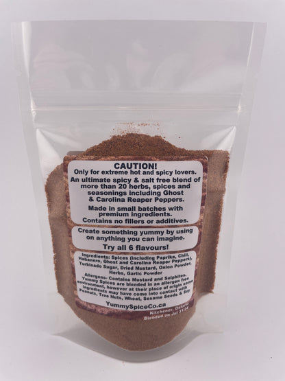 Yummy on Everything - Salt Free - Ultimate Spicy - 75g Bag