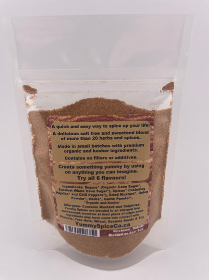 Yummy on Everything - Organic/Kosher - Salt Free - Sweet - 75g Bag
