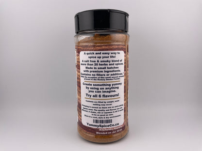 Yummy on Everything - Salt Free - Smoked - 210g Large Shaker Bottle