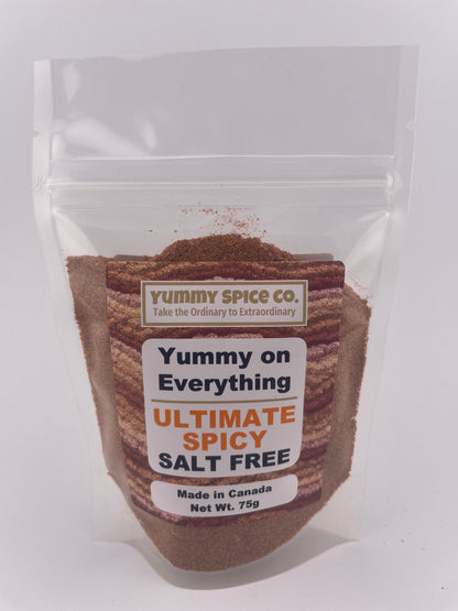 Yummy on Everything - Salt Free - Ultimate Spicy - 75g Bag