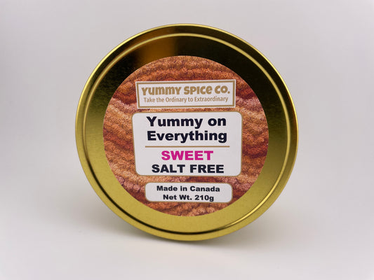 Yummy on Everything - Salt Free - Sweet - 210g Tin