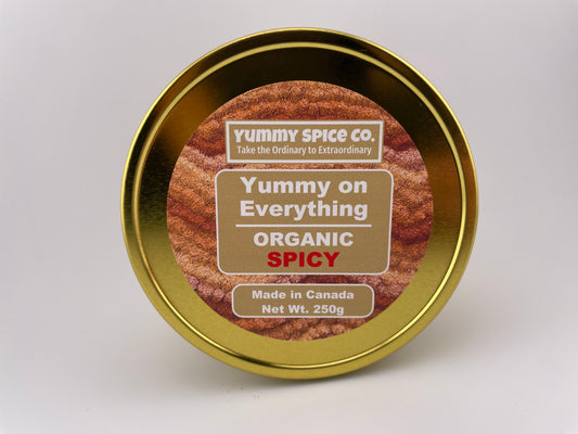 Yummy on Everything - Organic/Kosher - Spicy - 250g Tin