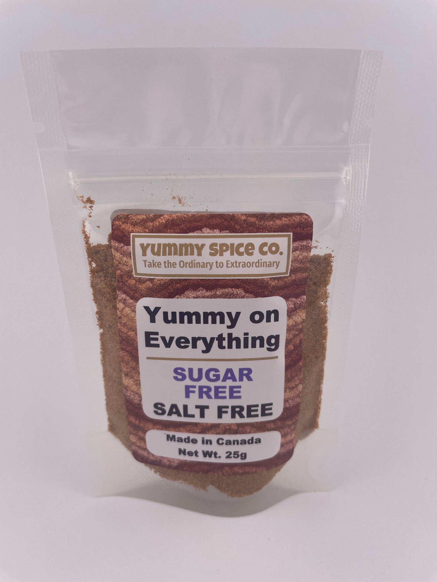 Yummy on Everything - Salt Free - Sugar Free - 25g Sample Bag