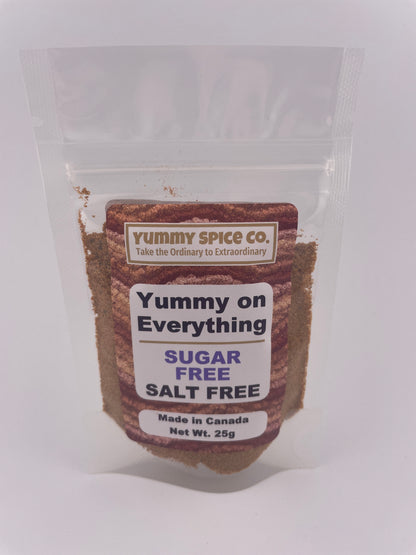 Yummy on Everything - Salt Free - Sugar Free - 25g Sample Bag
