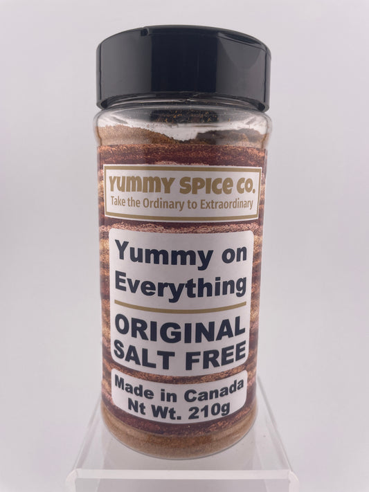 Yummy on Everything - Salt Free - Original - 210g Large Shaker Bottle