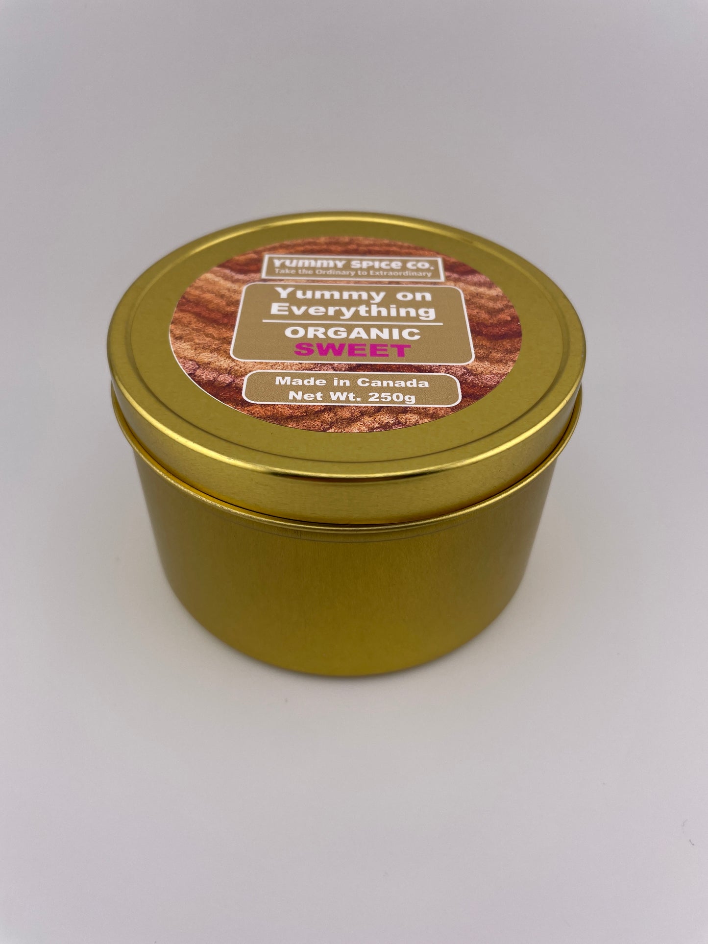 Yummy on Everything - Organic/Kosher - Sweet - 250g Tin