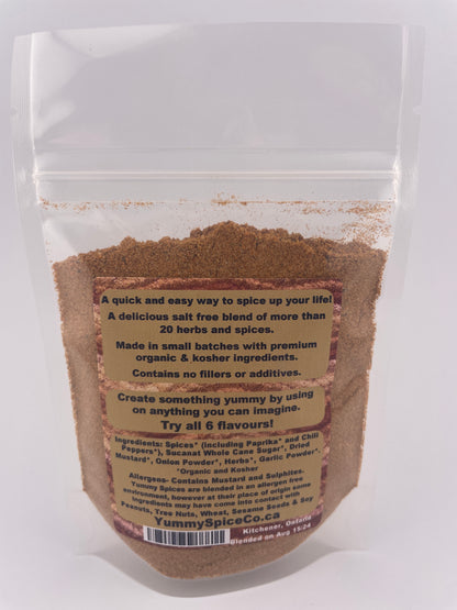 Yummy on Everything Organic/Kosher Salt Free Original Flavour Small Size Bag 75g