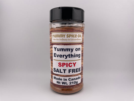 Yummy on Everything - Salt Free - Spicy - 210g Large Shaker Bottle